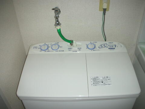 新しい洗濯機の写真