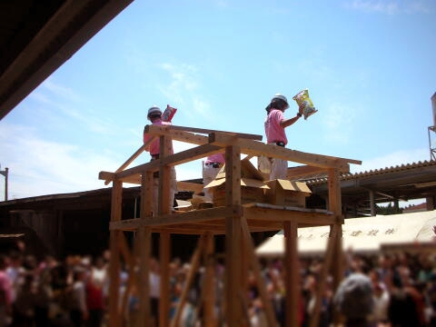 模擬上棟(その4)の写真