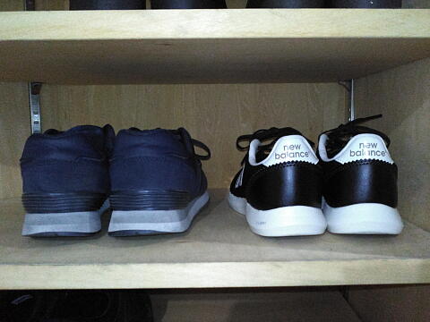 幅が広い靴と新しく買った靴の比較写真(その2)